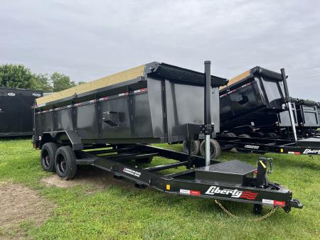 New 2026 Liberty 83X16 LIBERTY HIGHSIDE TELESCOPIC 17.5K Dump Trailer