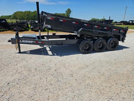 New 2026 Lamar 83X16 TRIPLE 21K TELESCOPIC DUMP W/24  SIDES 7 GAUGE FLOOR & 17.5  WHEELS/TIRES