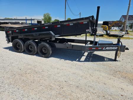 New 2026 Lamar 83X16 TRIPLE 21K TELESCOPIC DUMP W/24" SIDES 7 GAUGE FLOOR & 17.5" WHEELS/TIRES