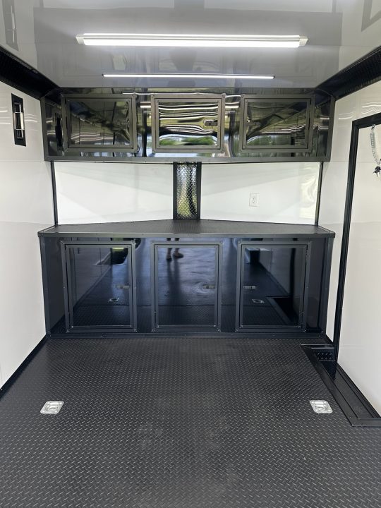 New 2026 Luxe 8.5x24 Race Trailer - Finished Interior- 5200LB Torsion - Full Escape Door-Removable Fender
