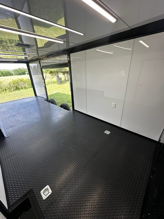 New 2026 Luxe 8.5x24 Race Trailer - Finished Interior- 5200LB Torsion - Full Escape Door-Removable Fender