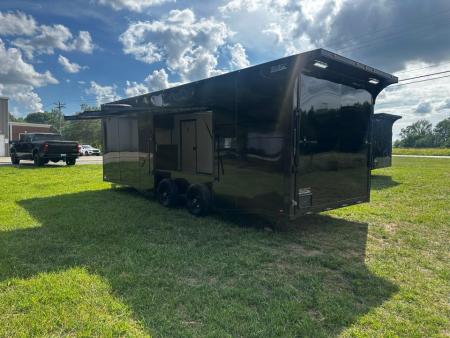 New 2026 Luxe 8.5x24 Race Trailer - Finished Interior- 5200LB Torsion - Full Escape Door-Removable Fender