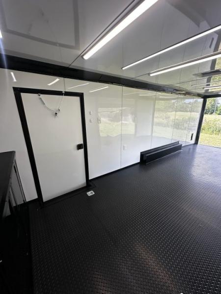 New 2026 Luxe 8.5x24 Race Trailer - Finished Interior- 5200LB Torsion - Full Escape Door-Removable Fender
