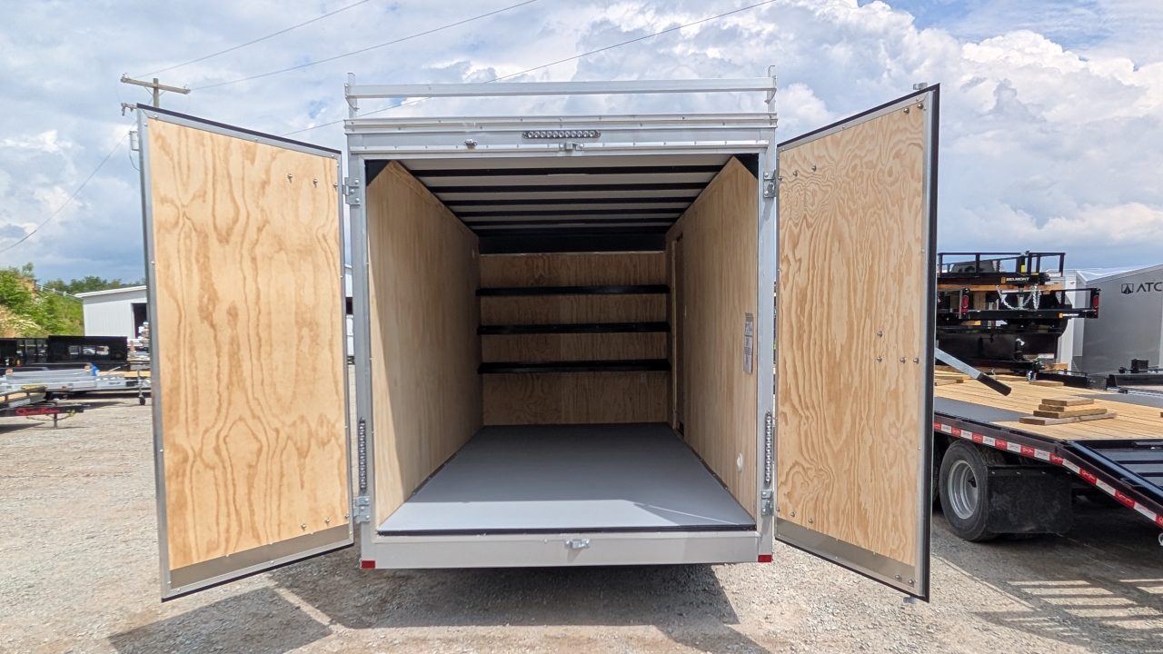 New 2026 Car Mate 7x16 HD Contractor Trailer w/ Rear Barn Doors (9990#)