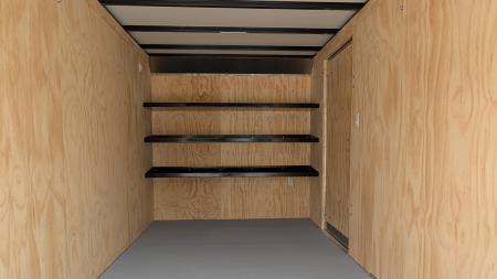 New 2026 Car Mate 7x16 HD Contractor Trailer w/ Rear Barn Doors (9990#)