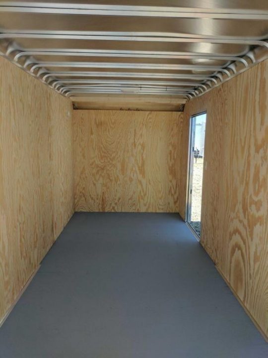 New 2026 Car Mate 6x14 HD Custom Cargo Trailer w/ Barn Doors & Ladder Racks