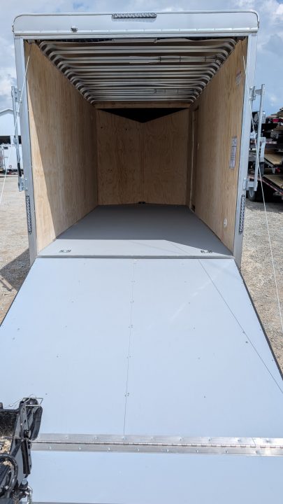 New 2026 Car Mate 7x16 HD Avalanche V-Nose Cargo w/ Ramp Door (84" INSIDE)