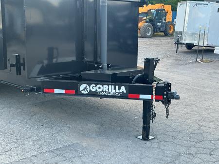 New 2024 Gorilla Trailers 7' x 16' High Side Telescopic 14K Dump Trailer