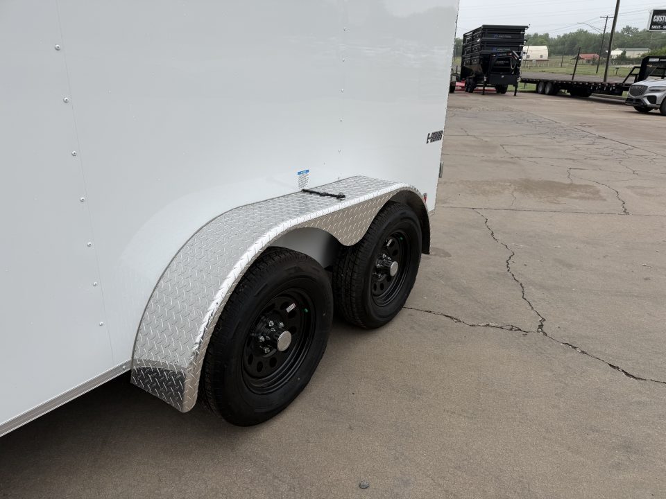 New #097258 2027 FOREST RIVER TA2 6 X 12 TANDEM AXLE 7K ENCLOSED W/ REAR DOUBLE DOORS