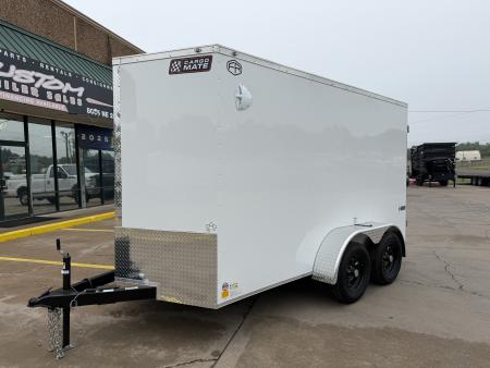 New #097258 2027 FOREST RIVER TA2 6 X 12 TANDEM AXLE 7K ENCLOSED W/ REAR DOUBLE DOORS