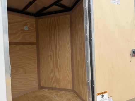 New #097258 2027 FOREST RIVER TA2 6 X 12 TANDEM AXLE 7K ENCLOSED W/ REAR DOUBLE DOORS
