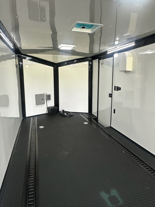 New 2026 Rock Solid Cargo 8.5x32 Race Trailer-Finished Interior-Triple 7000 TORSIONS -HD RAMP-Rececessed E-TRACK-BOGEY WHEELS-24ft AWNING