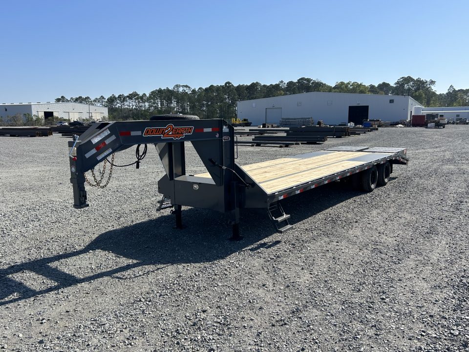 New 2026 Down 2 Earth Gooseneck Series !!! 20ft to 40ft, 7K,8K,10K & 12K Axles, Starting at $8835