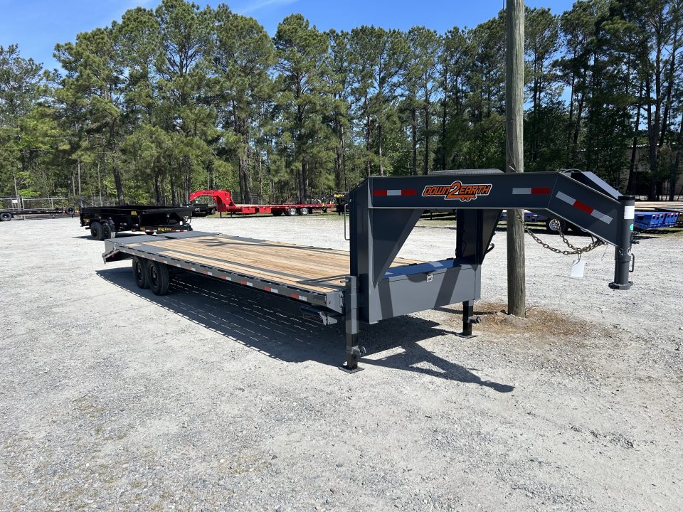 New 2026 Down 2 Earth Gooseneck Series !!! 20ft to 40ft, 7K,8K,10K & 12K Axles, Starting at $8835