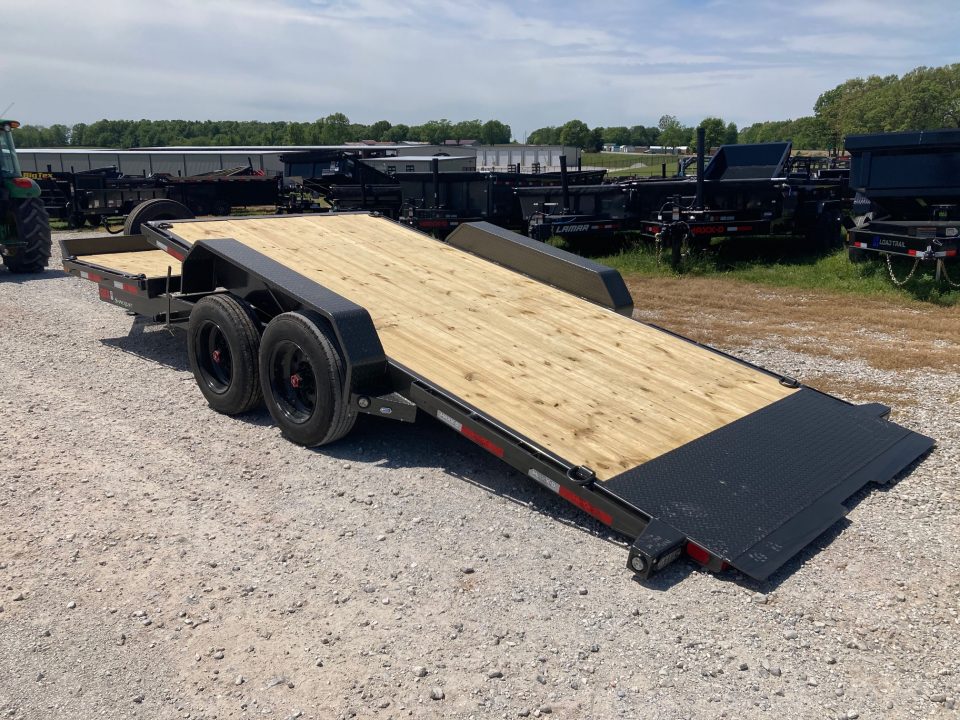 New 2026 MAXX-D 83X22 TANDEM 17.5K TILT W/ 6' STATIONARY DECK, 16' TILT DECK, TOOL BOX & SPARE Tilt Trailer