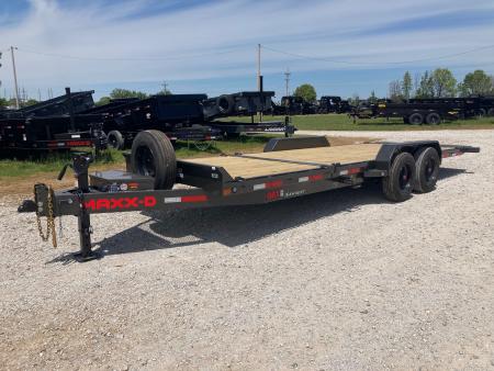 New 2026 MAXX-D 83X22 TANDEM 17.5K TILT W/ 6' STATIONARY DECK, 16' TILT DECK, TOOL BOX & SPARE Tilt Trailer