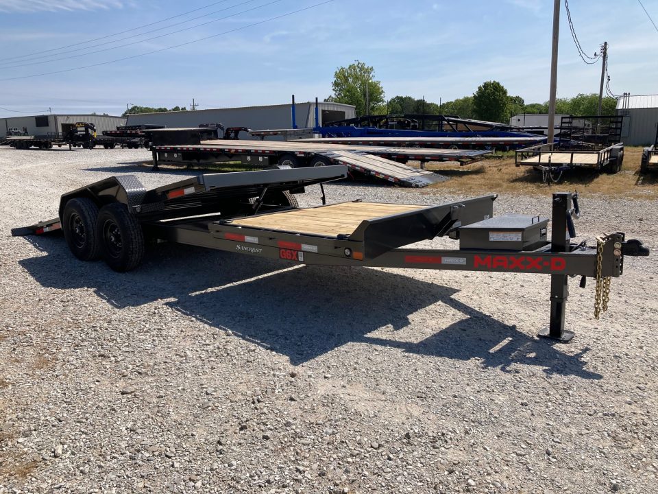 New 2027 MAXX-D 83X22 TANDEM 14K TILT W/ 6' STATIONARY DECK & 16' TILT DECK Tilt Trailer