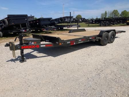 New 2027 MAXX-D 83X22 TANDEM 14K TILT W/ 6' STATIONARY DECK & 16' TILT DECK Tilt Trailer