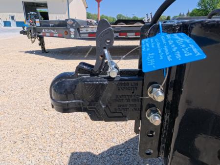 New 2026 Iron Bull 83 x 14 DWB Legendary Reserve Model 14K GVWR, 14 ply Tires, Hydraulic Jack, Scissor Hoist, Aluminum Ramps, Matching Spare, Rear Supports and Solar Charger, Black Dump Trailer