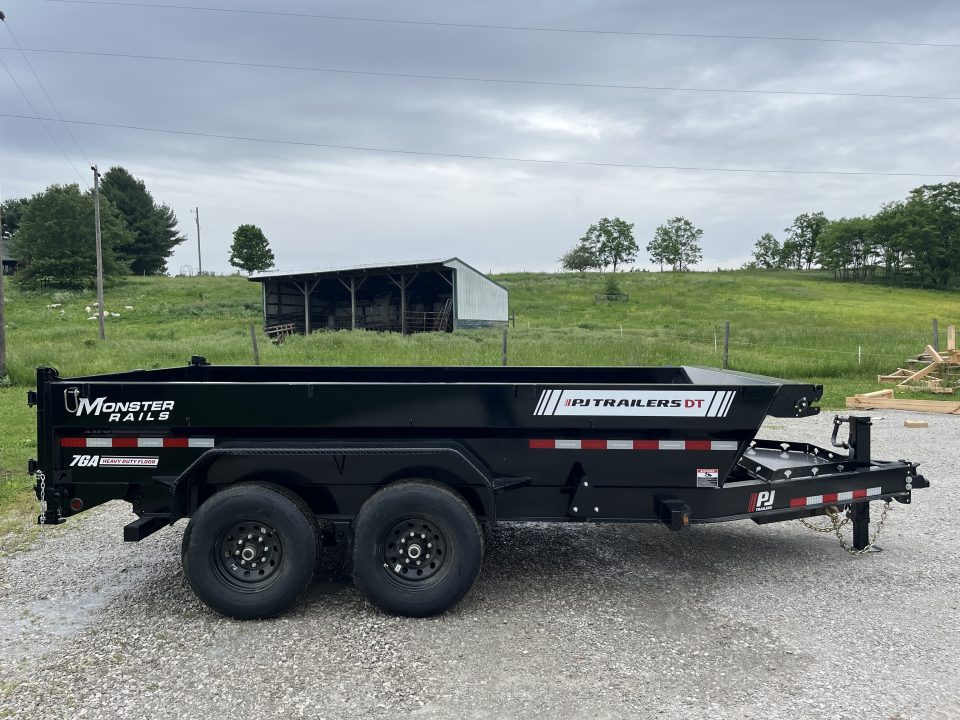 New 2026 PJ TRAILERS 83" x 14' DT1 Telescopic Dump Trailer