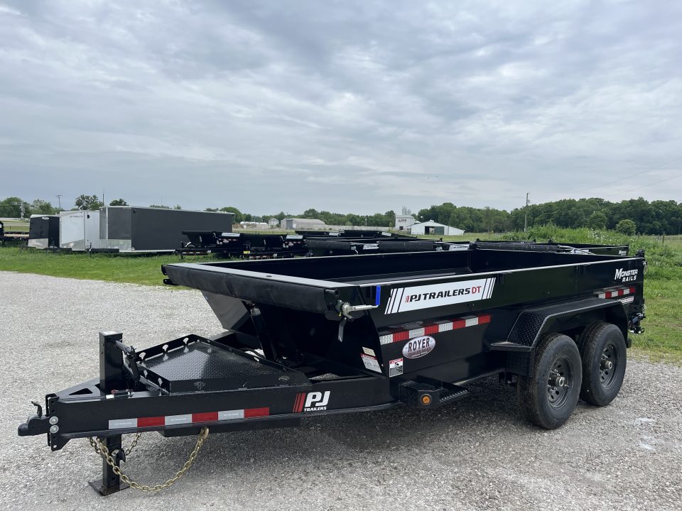 New 2026 PJ TRAILERS 83" x 14' DT1 Telescopic Dump Trailer