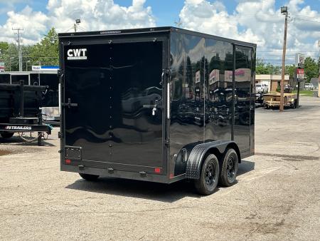 New 2026 Covered Wagon Trailers 7' X 12' X 7' Gold Mine Cargo / Enclosed Trailer