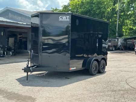 New 2026 Covered Wagon Trailers 7' X 12' X 7' Gold Mine Cargo / Enclosed Trailer