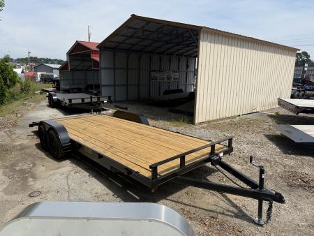 New 2026 P & T Trailers 7K 17+3 CARHAULER WOOD Car Hauler