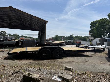 New 2026 P & T Trailers 7K 17+3 CARHAULER WOOD Car Hauler