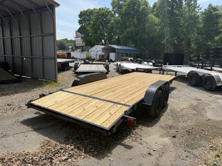 New 2026 P & T Trailers 7K 17+3 CARHAULER WOOD Car Hauler