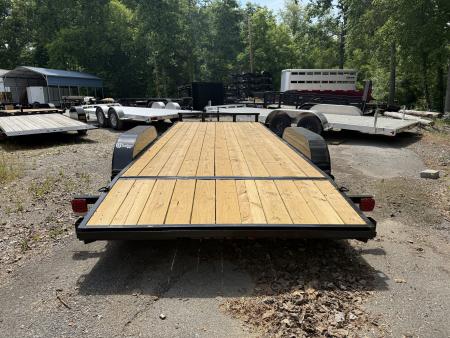 New 2026 P & T Trailers 7K 17+3 CARHAULER WOOD Car Hauler
