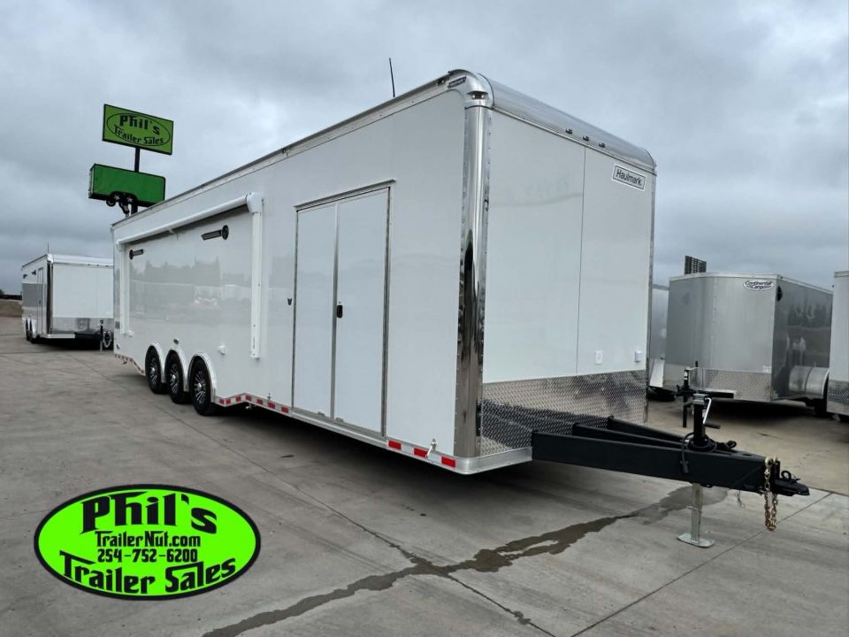 New Haulmark NEW 85X34 EDGE ENCLOSED CAR RACE TRAILER ELECTRIC AWNINGS AIRLINES TRAILER CARGO TRAILERS CAR HAULER Car / Racing Trailer