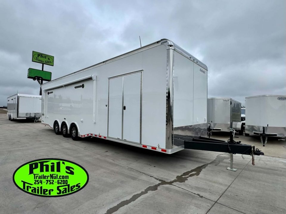 New Haulmark NEW 85X34 EDGE ENCLOSED CAR RACE TRAILER ELECTRIC AWNINGS AIRLINES TRAILER CARGO TRAILERS CAR HAULER Car / Racing Trailer