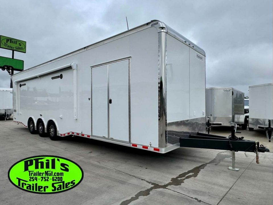 New Haulmark NEW 85X34 EDGE ENCLOSED CAR RACE TRAILER ELECTRIC AWNINGS AIRLINES TRAILER CARGO TRAILERS CAR HAULER Car / Racing Trailer