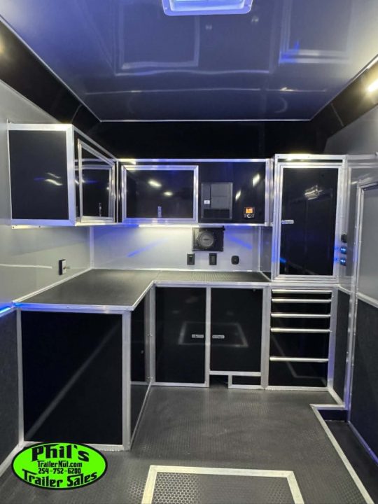 New Haulmark NEW 85X34 EDGE ENCLOSED CAR RACE TRAILER ELECTRIC AWNINGS AIRLINES TRAILER CARGO TRAILERS CAR HAULER Car / Racing Trailer