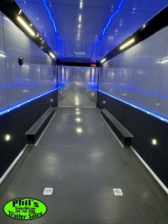 New Haulmark NEW 85X34 EDGE ENCLOSED CAR RACE TRAILER ELECTRIC AWNINGS AIRLINES TRAILER CARGO TRAILERS CAR HAULER Car / Racing Trailer