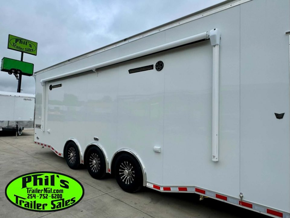 New Haulmark NEW 85X34 EDGE ENCLOSED CAR RACE TRAILER ELECTRIC AWNINGS AIRLINES TRAILER CARGO TRAILERS CAR HAULER Car / Racing Trailer