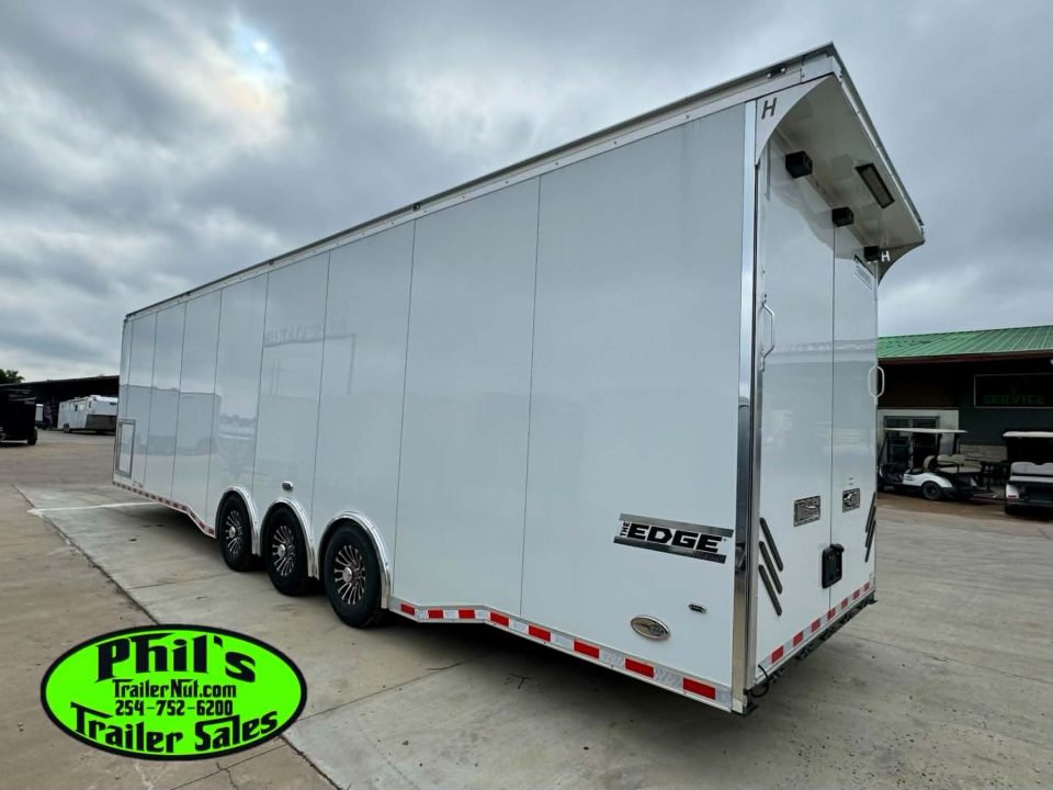 New Haulmark NEW 85X34 EDGE ENCLOSED CAR RACE TRAILER ELECTRIC AWNINGS AIRLINES TRAILER CARGO TRAILERS CAR HAULER Car / Racing Trailer
