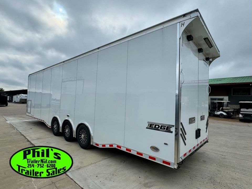 New Haulmark NEW 85X34 EDGE ENCLOSED CAR RACE TRAILER ELECTRIC AWNINGS AIRLINES TRAILER CARGO TRAILERS CAR HAULER Car / Racing Trailer