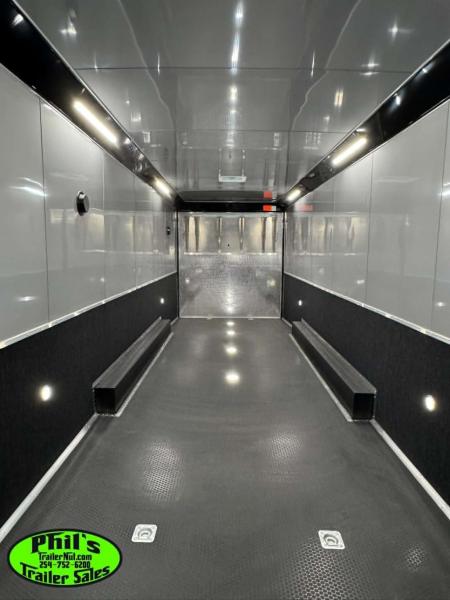 New Haulmark NEW 85X34 EDGE ENCLOSED CAR RACE TRAILER ELECTRIC AWNINGS AIRLINES TRAILER CARGO TRAILERS CAR HAULER Car / Racing Trailer