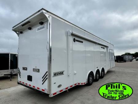 New Haulmark NEW 85X34 EDGE ENCLOSED CAR RACE TRAILER ELECTRIC AWNINGS AIRLINES TRAILER CARGO TRAILERS CAR HAULER Car / Racing Trailer