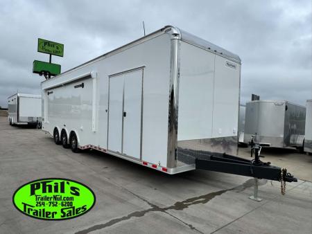 New Haulmark NEW 85X34 EDGE ENCLOSED CAR RACE TRAILER ELECTRIC AWNINGS AIRLINES TRAILER CARGO TRAILERS CAR HAULER Car / Racing Trailer