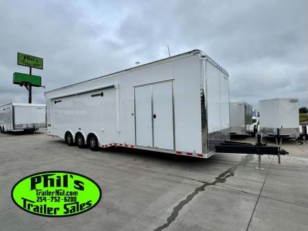 New Haulmark NEW 85X34 EDGE ENCLOSED CAR RACE TRAILER ELECTRIC AWNINGS AIRLINES TRAILER CARGO TRAILERS CAR HAULER Car / Racing Trailer