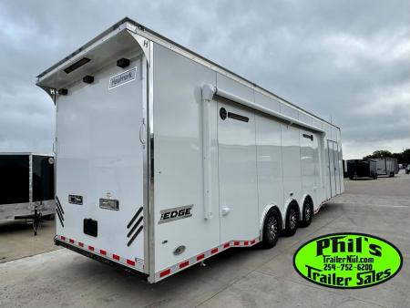 New Haulmark NEW 85X34 EDGE ENCLOSED CAR RACE TRAILER ELECTRIC AWNINGS AIRLINES TRAILER CARGO TRAILERS CAR HAULER Car / Racing Trailer