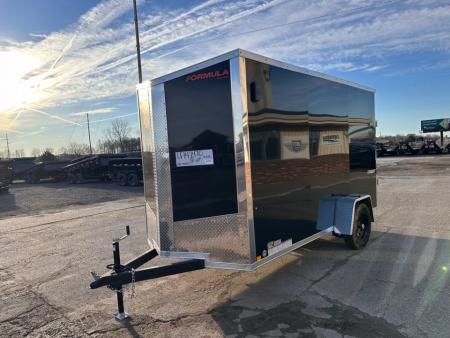 New 2026 Formula Trailers Conquest 6x12 Rear Barn Doors 3K w/6ft 6in Height & Translucent Roof Cargo / Enclosed Trailer