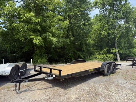 New 2026 P & T Trailers 7K 17+3 CARHAULER WOOD Car Hauler