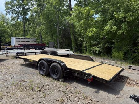 New 2026 P & T Trailers 7K 17+3 CARHAULER WOOD Car Hauler