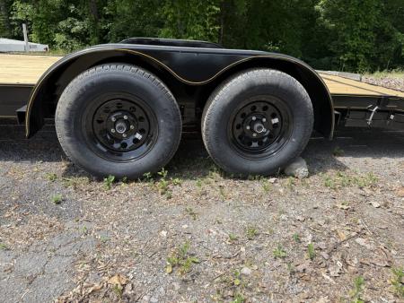 New 2026 P & T Trailers 7K 17+3 CARHAULER WOOD Car Hauler