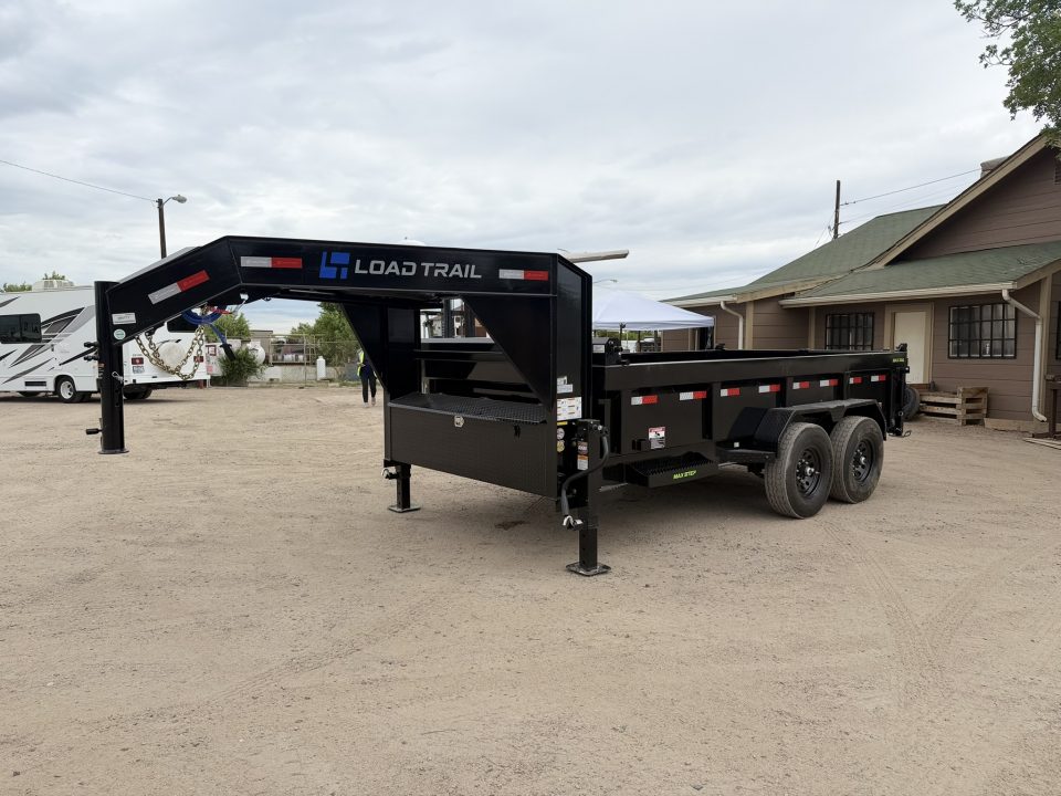New 2026 Load Trail 7-14 Gooseneck Dump W/ 14 PLY Tire Upgrade 7K Axles