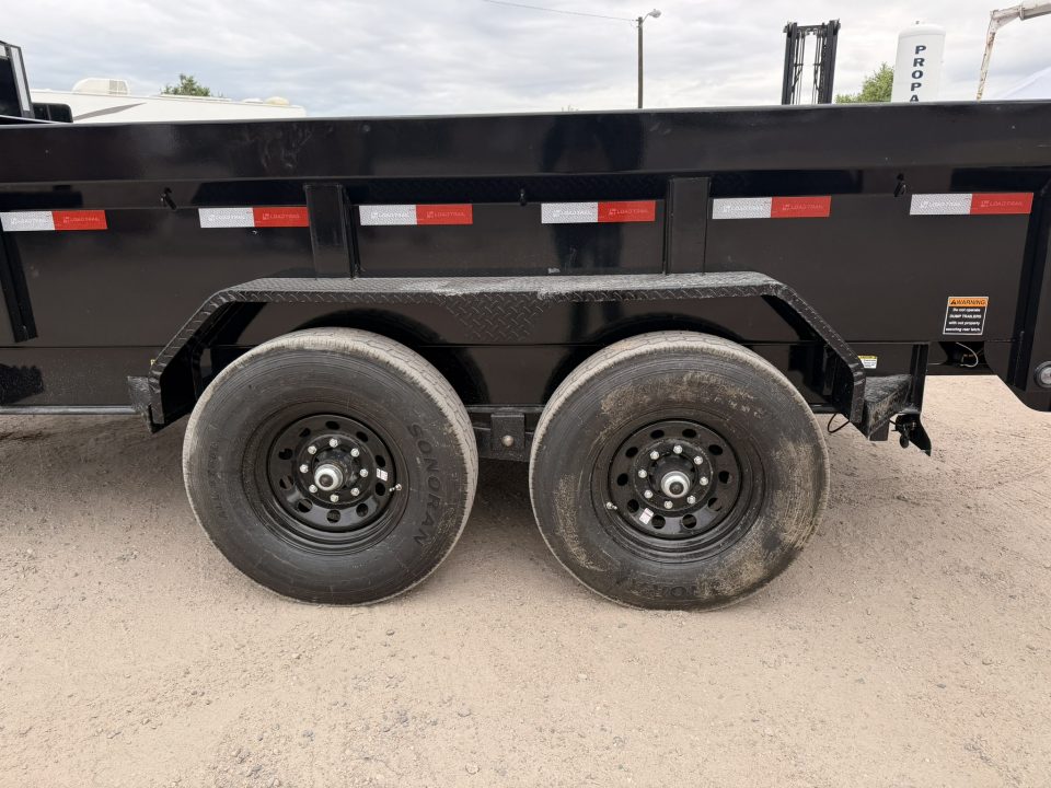 New 2026 Load Trail 7-14 Gooseneck Dump W/ 14 PLY Tire Upgrade 7K Axles